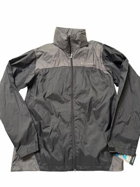 Columbia Men’s Black and Gray Rain Jacket